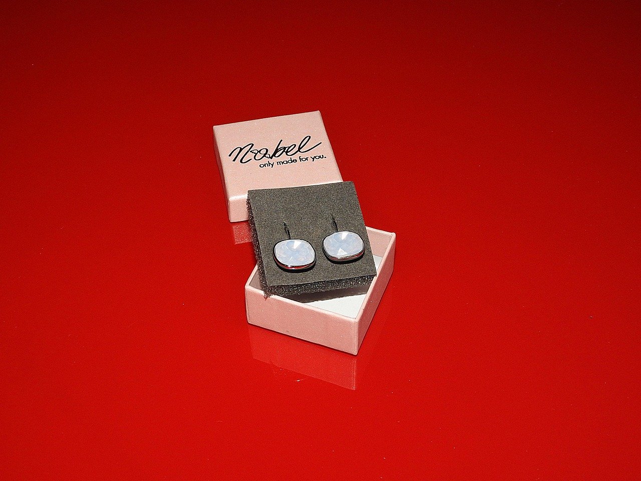 earrings, jewellery, rose opal