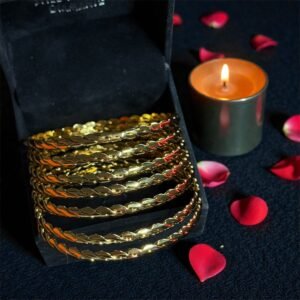 Pack Bracelet Manchette Twist Doré – Édition Luxe