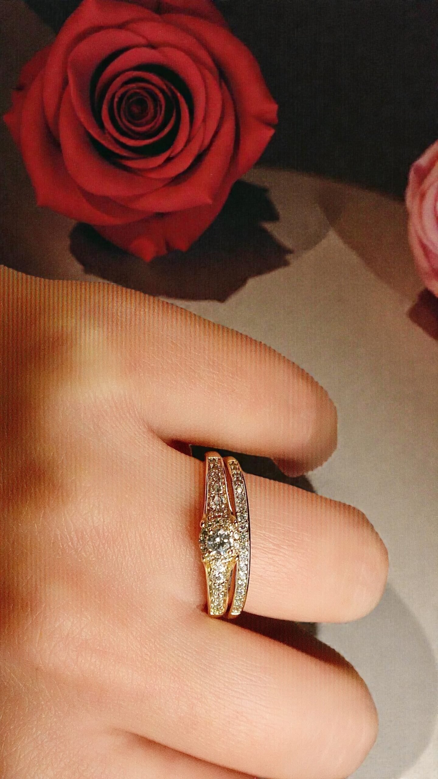 Duo de bagues Élégance Royale – Image 3