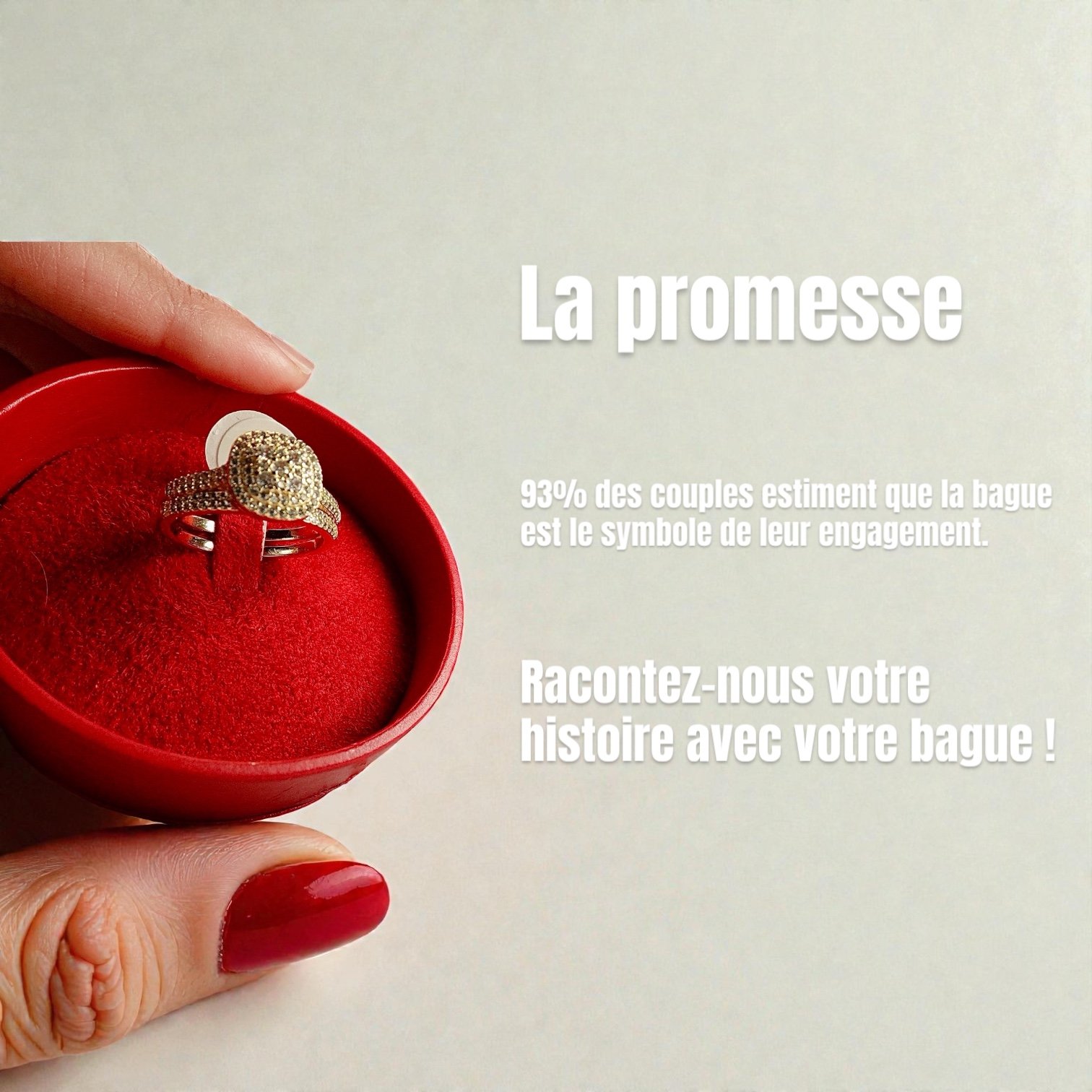 Bague double effet pavée – Image 3