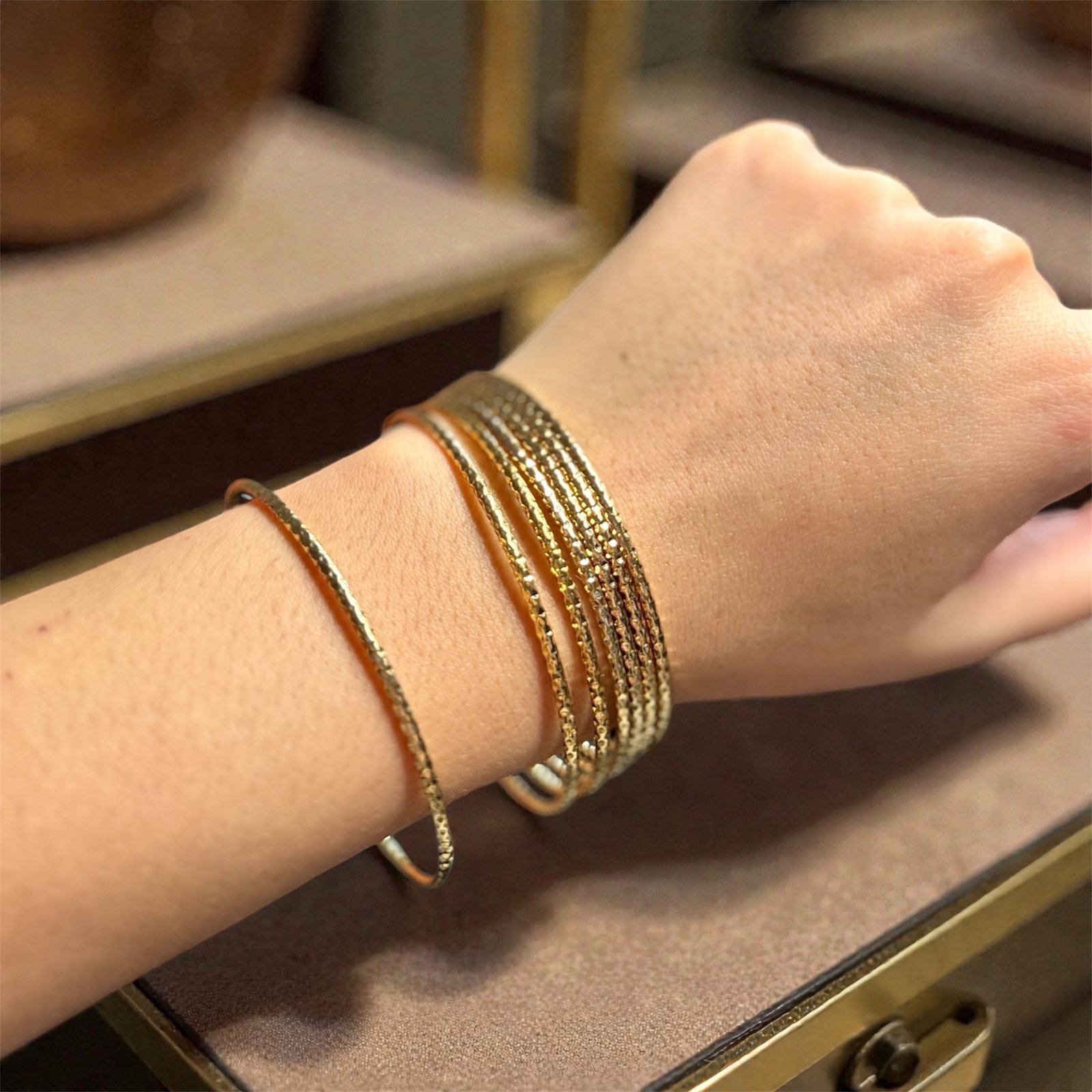 Pack Bracelets Dorés Premium – Collection Élégance – Image 2