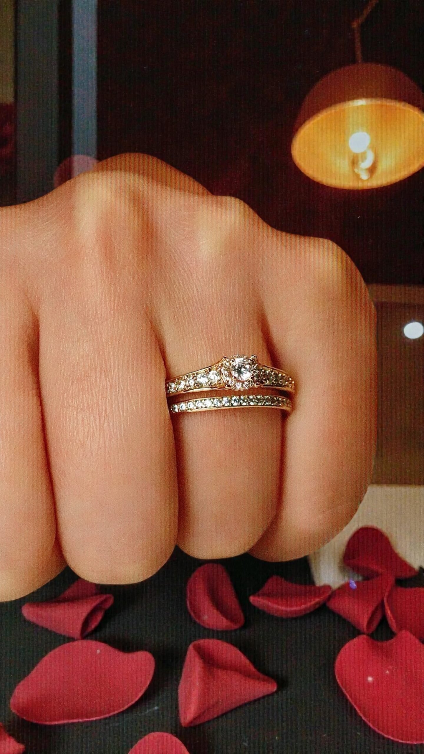 Duo de bagues Élégance Royale – Image 2