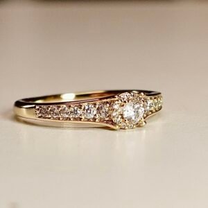 Duo de bagues Élégance Royale